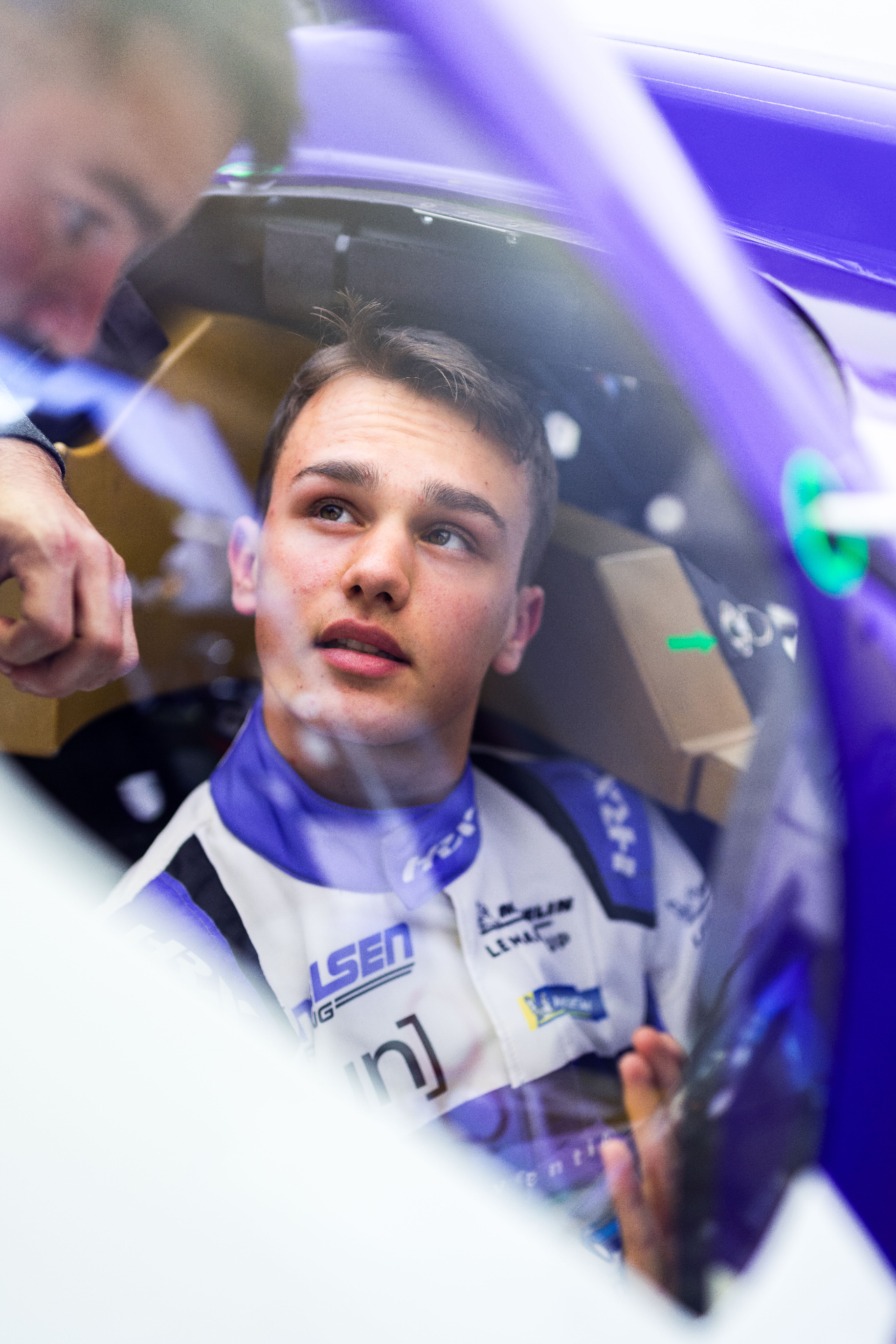 Jules Caranta dans le cockpit de la Duqueine D09